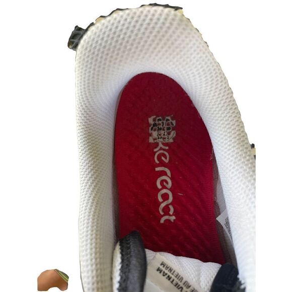 Nike Air Force 1 React D/MS/X White/Black/University Red Size 7Y CD4366-100 - Picture 9 of 10